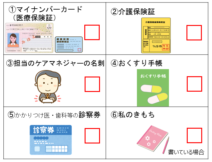 「通院・入院時あんしんセット」の内容