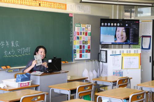 オンライン授業（学年集会）