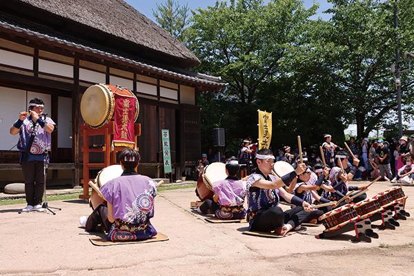 富士見太鼓のようす