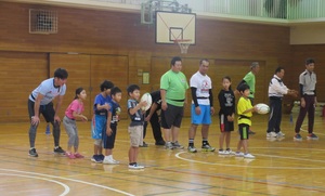 タグラグビー体験会・ふじみ野小